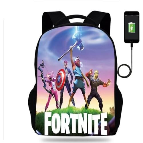 Fortnite School Bags For Girls Boys Fortnite Backpack Teens Laptop Bagpack Travel bag Women Men Bookbag College Student Mochilas