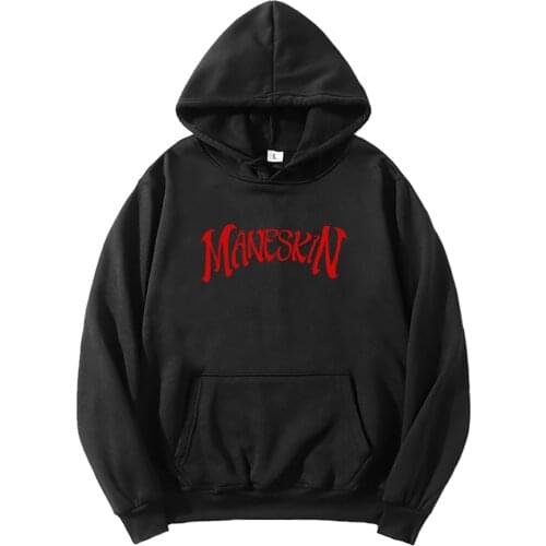 Maneskin Hoodie New Fashion Men Autumn Winter Oversized Casual Hoodies Male Harajuku Kawaii Fleece Sweatshirts Pullovers Hooded