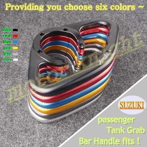 Universal CNC tail rear manual tank cover grip For SUZUKI GSXR 600/750 GSXR1000 GSXR1300 Hayabusa SV650 GSX600F K5 K6 K7 K8 K9