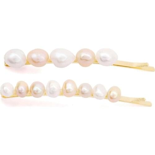 Woman fashion hair clip high quality Irregular natural pearl hair accessories 2020 New holiday beach jewelry best gift for frien