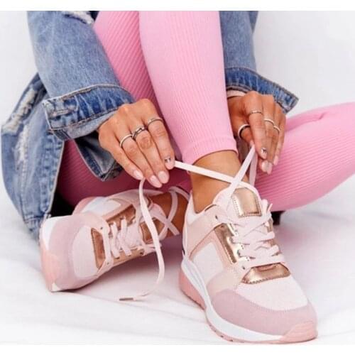 2021 Womens Wedges Sneakers Vulcanize Shoes Sequins Shake Shoes Fashion Girls Sport Shoes Woman Sneakers Shoes Woman Footwear