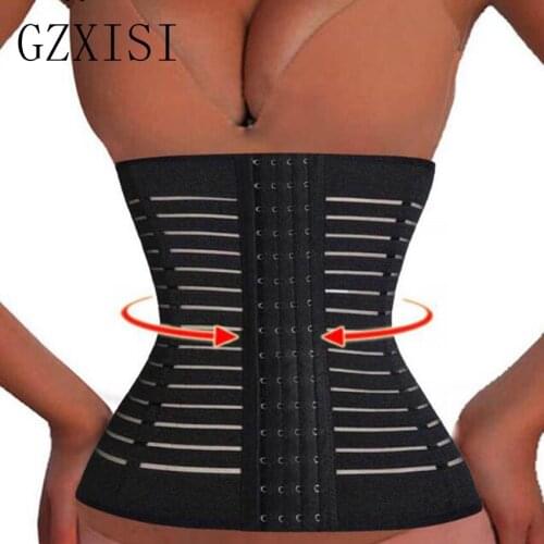 Hot sale Fajas Body Shaper Corset Weight Loss Slimming Waist Trainer Corsets and Bustiers Spiral Steel Boned Underbust Corset
