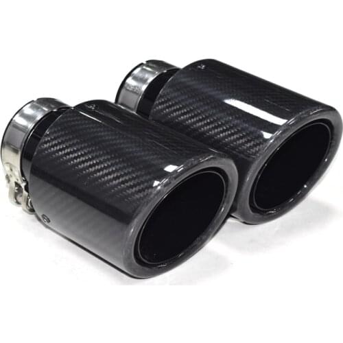 1 PCS Carbon Fiber Exhaust Tip Muffler Tip Universal Car Carbon Exhaust Pipe Tailpipe Nozzle For Universal Car
