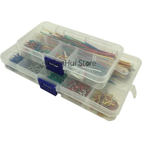 140/560 PCS U Shape Black And Red Solderless Breadboard Jumper Cable Wire Kit Box for DIY Shield Jumper Wire For PCB Bread Board