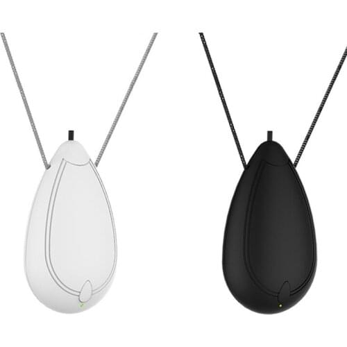 2 Pack Mini Wearable Air Purifier, Personal Travel Size Air Purifier, Necklace & Portable USB Charging Smoke Purifier