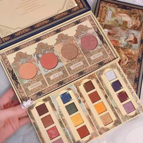 20 Color Shimmer Matte Glitter Eyeshadow Palette Pigmented Metallic Diamond Maquillage Eyeshadow Pallete Makeup Palette Cosmetic