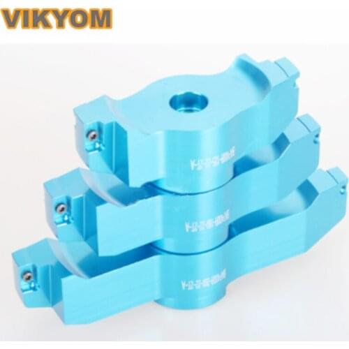 45 degree BAP Right-angle two-edged bridge type aluminum alloy milling cutter 125 160 200mm High-speed cutter head for aluminum