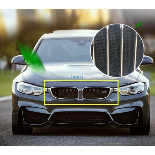 For BMW X5 2018 2019 2020 2021 Car Accessories 2pcs Front Grille Insert Net Anti-insect Dust Garbage Proof Inner Cover Net