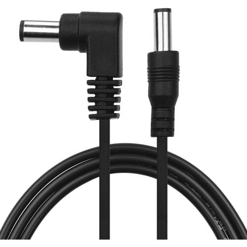 8 Ways Right Angle Daisy Chain Power Line Cable 18V 2A for Guitar Effects Pedals Power Supply