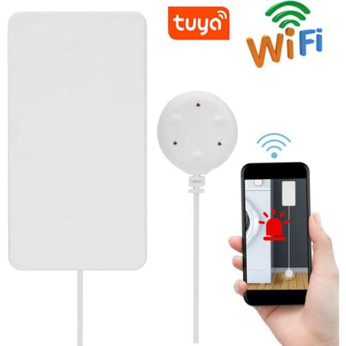 WIFI Water Leak Detector Flood Level Sensor Smart Home Kitchen Overflow Alarm Home Security Tuya APP
