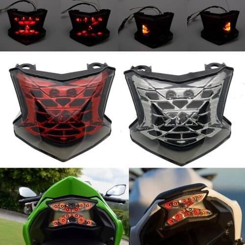 For Kawasaki Ninja 650 Z900 Z650 Z 650 17-2018 Motorcycle LED Rear Tail Light Brake Stop Light Turn Signals Light Indicator MOTO