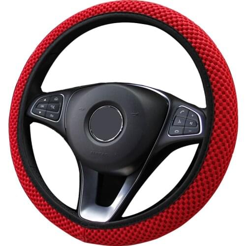 Breathable and Cool Car Steering Wheel Cover Anti-Slip Dust-proof Shell For SKODA SUBARU SUZUKI TOYOTA VOLVO VW VOLKSWAGEN etc