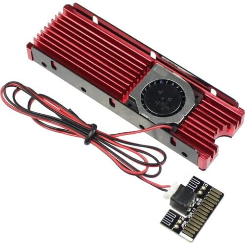 JEYI Cooling Warship Fan for NVME NGFF M.2 Heatsink 2280 ssd Metal Sheet Thermal Conductivity Silicon Wafer Cooling Fan Heatsink