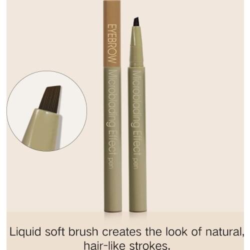 Blades Shape Long Lasting Waterproof Eyebrow Pencil Quick Dried Eyebrow Pen MPwell