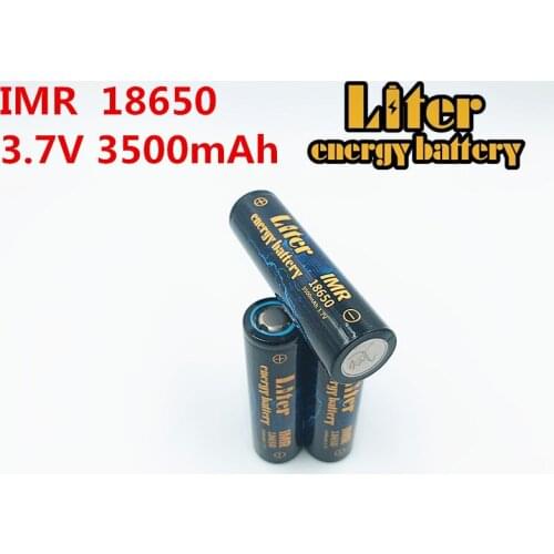 Liter energy battery 2PCS IMR18650 3.7V 4.8A 3500MAH 18650 Li-ion rechargeable battery for tablet pc 7-9 inch