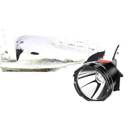 The head-mounted headlight glare rechargeable flashlight bright light lamp 3000 meters long-range xenon lamp LED Fishing
