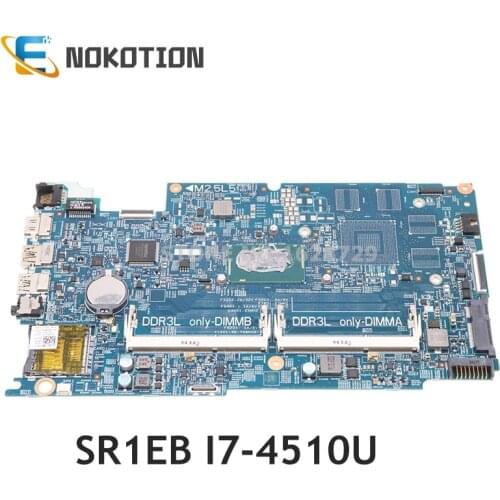 NOKOTION for Dell Inspiron 15 7537 laptop motherboard SR1EB I7-4510U DDR3L CN-0XGD21 0XGD21 XGD21 DOH50 MB 12311-2 KJ7NX