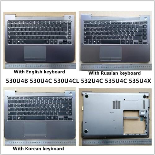 New laptop For Samsung 530U4B 530U4C 530U4CL 532U4C 535U4C 535U4X With keyboard Palmrest upper Cover or Bottom Base Cover Case