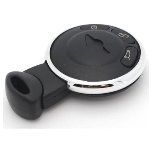 Remote Smart Key Entry Fob Case Uncut Blade For Mini Cooper R56 Car Key Shell Cover For MINI COOPER Accessories W logo