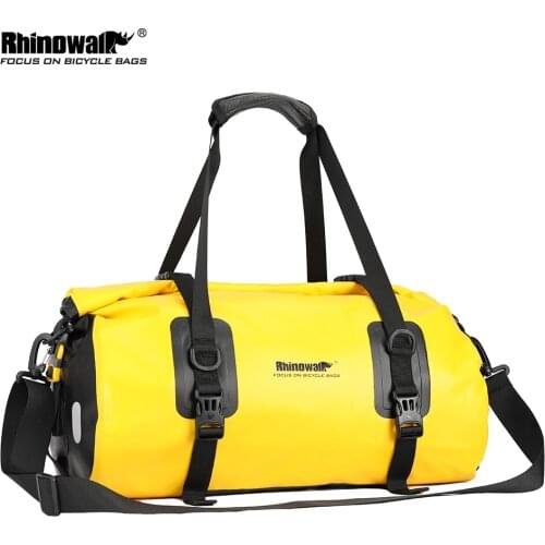Rhinowalk 20L Waterproof Bike Bags Multifunction MTB Road Bicycle Pannier Rear Rack Bag Fitness Shoulder Bag Cycling Travel Bag