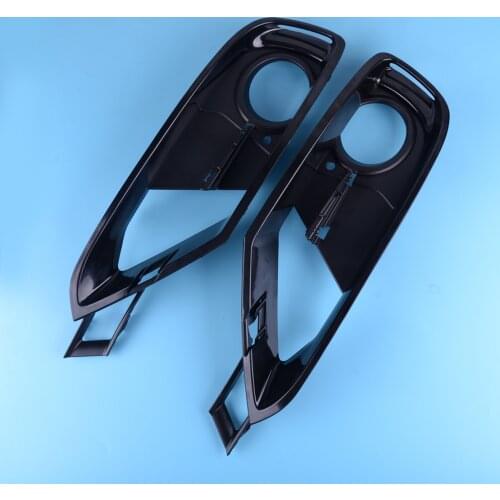 CITALL 1 Pair 51117300739 Partially Open Grid Fog Light Grille Plastic Fit for BMW F30 F31 2012 2013 2014 2015