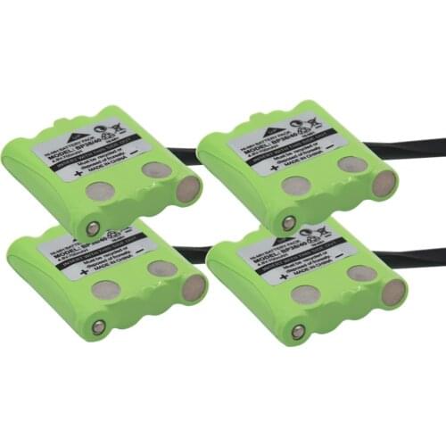 4 Pack NI-MH Battery Replacement For Uniden Radio BP-38 BP-40 BT-1013 4.8V 700mAh For MOTOROLA TLKR T4 T6 T8 Cordless
