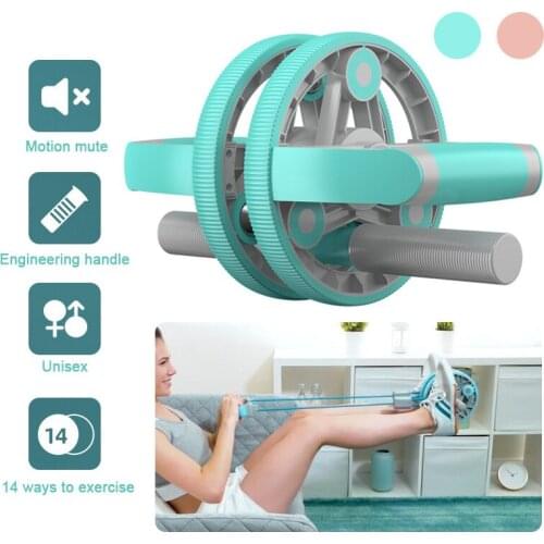Combined Abdominal Muscle Trainer Ab Wheel For Arm Waist Leg Exercise Home Gym Workout Sport Fitness Equipment Push-Up Rack