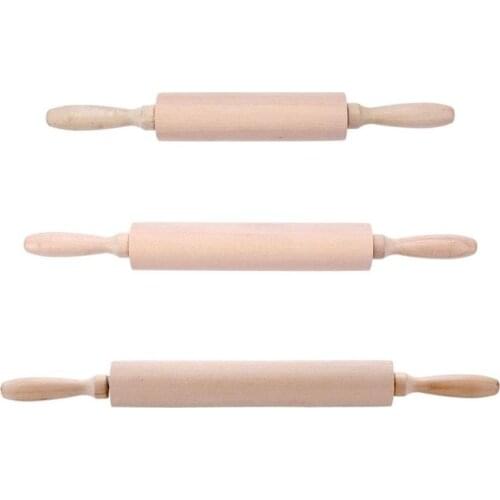 Solid Wood Rolling Pin Baking Cookies Biscuit Fondant Cake Dough Roller Kitchen Tools Dough Pastry Pizza Noodle Roller Supplies
