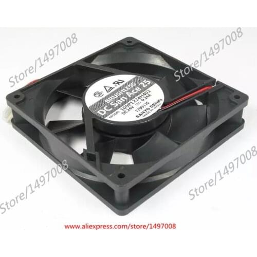 SANYO DENKI 109P1224H402 DC 24V 0.24A 120X120X25mm Server Cooling Fan