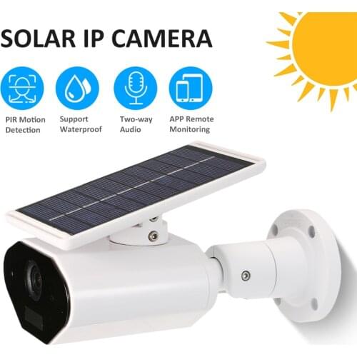 WIFI 1080P Wireless Outdoor Solar IP Camera Battery Power PIR Motion Detection Waterproof Camera For Home Security APP Remote