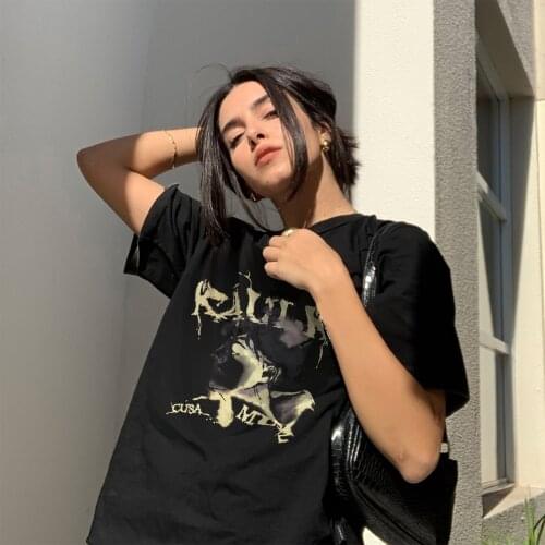 Female T Shirt for Women Clothing 2021 New Women T-Shirts Cotton Casual Tee Tops Summer Short Sleeve