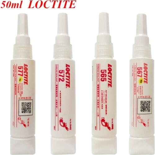 50ml Loctite 577 565 567 572 Screw Locking Adhesive Medium Strength Coarse Thread Sealant Glue Metal Pipe Valve Pipe Sealing