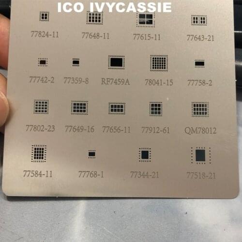 77824 77648 77643 7459 77656-11 78012 77584 77649 77912-61 RF7459A BGA Stencil Power Amplifier IC Reball Solder Tin Plant Net