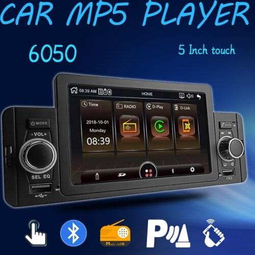 Car Radio 1 Din Mirror Link Touch Screen MP5 Multimedia Player ISP 5 Inch Audio Stereo Bluetooth For VW Toyota Hyundai Nissian