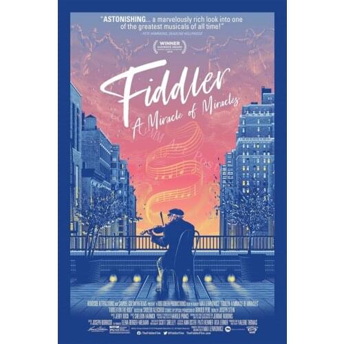 D1027 Fiddler A Miracle of Miracles Movie Silk Fabric Poster Art Decor Indoor Painting Gift
