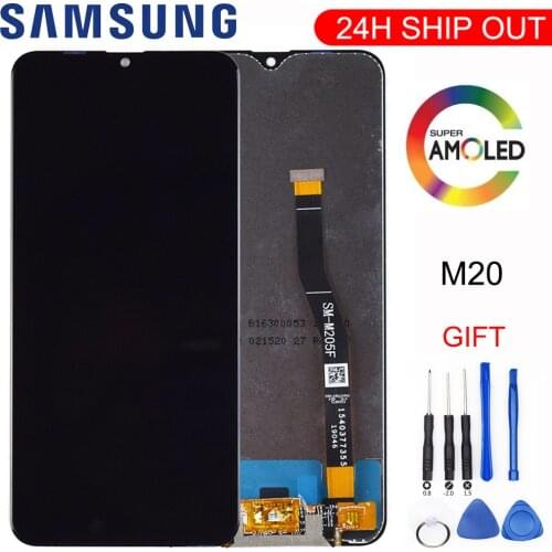 Original Display For Samsung Galaxy M20 2019 SM-M205 M205F M205G/DS LCD Touch Screen Digitizer Assembly Replace Replacement