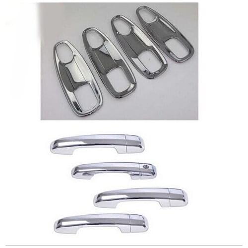 For toyota Prado FJ150 FJ 150 2013-2015 ABS Chrome Side Car Handle and Bowl Decorative Cover Trim 16pcs