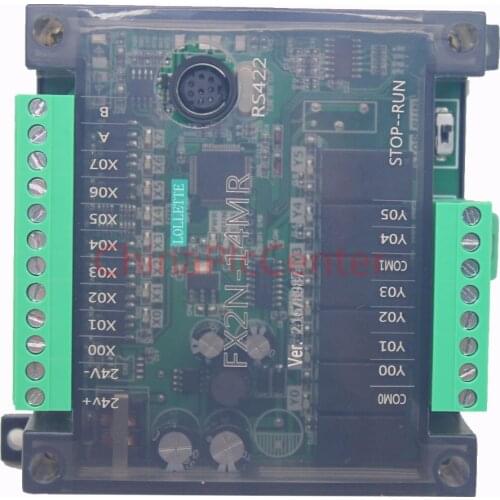 FX2N 14MR 14MT PLC controller 8 input 6 relay output programmable controller rs485