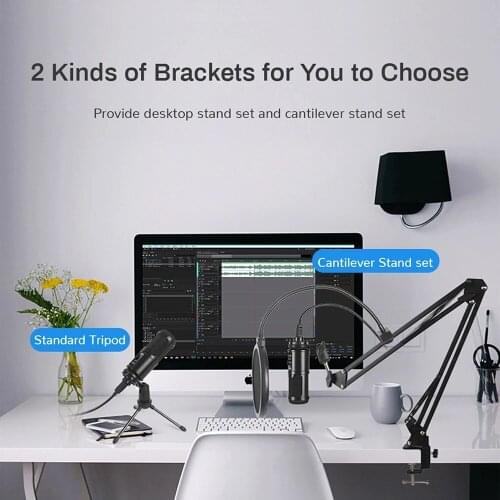 USB Microphone Condenser Home Studio Recording Microfone Profissional For Laptop Karaoke Microfono For Twitch Gaming Streaming