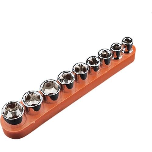 Hand Tools 9Pcs /10Pcs 1/4 Inch Drive Hex Bit Socket Wrench Set Sleeve Wrench Set Wrench Adapter 5/6/7/8/9/10/11/12/13Mm
