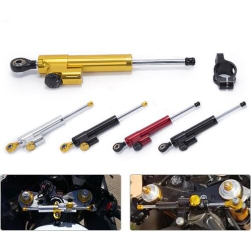 Steering Damper Universal Motorbike Stabilizer Aluminum Durable Direction Damper for Motorcycle