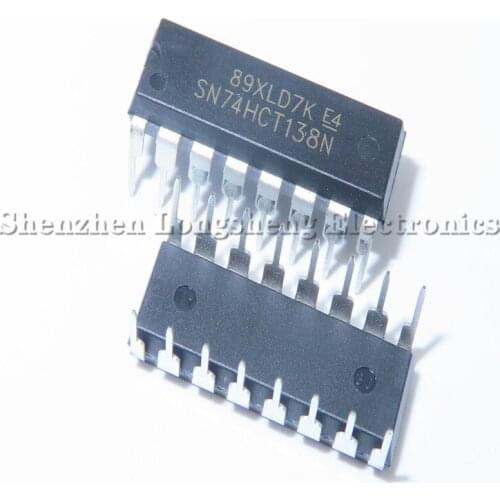 10PCS/LOT NEW SN74HCT138N 74HCT138 DIP16 Decoder/Demultiplexer