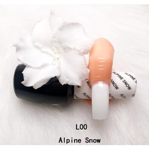 15ML Opie L00 Alpine Snow Nail Polish Varnish Milky White Soak Off UV Gel Semi-Permanent Nail Art UV LED Varnish