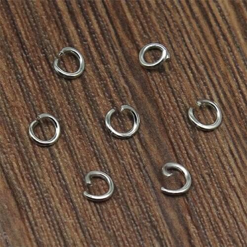 400pcs Metal DIY Jewelry Findings Open Single Loops Jump Rings & Split Ring For Jewelry Making