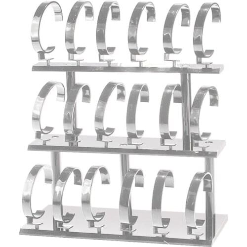 Acrylic Three-Layer 18-Digit Watch Display Storage Rack