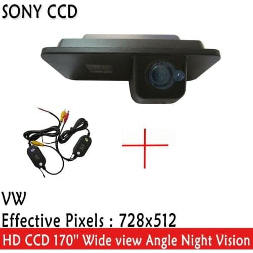 Wrieless Car Rear View camera HD Night Version Backup SONY CCD car Camera FOR VW GOLF 4 5 6 MK4 MK5 EOS LUPO BEETLE Superb