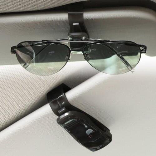 Car Visor Glasses Sunglasses Ticket Clip Holder For renault scenic 2 vw passat b7 fiat 500x mitsubishi outlander 3 Vesta lada