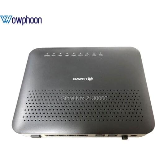 Free shipping 10PCS Secondhand Huawei Echolife GPON EPON ONU HG8240 4GE + 2TEL ONT and Router functions, 80% New with Power