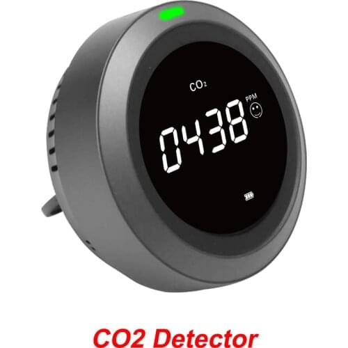 Digital CO2 Sensor CO2 Meter Air Quality Monitor CO2 detector Gas Analyzer Gas Detector Recharge Carbon dioxide tester