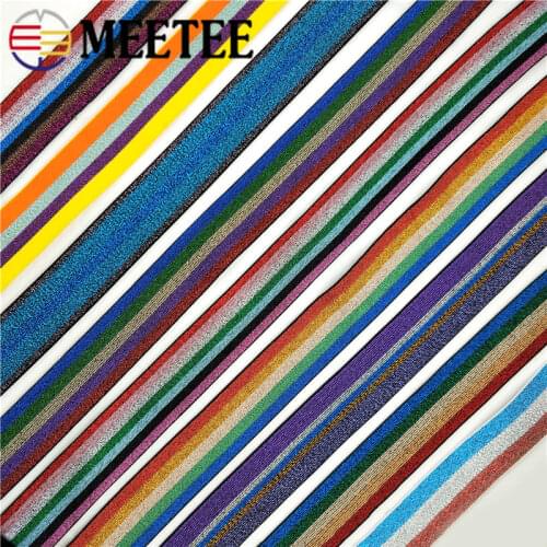 4M 40mm Eco-Friendly Stripe Nylon Elastic Bands Soft Skin Rubber Band Trouser Waist Elastic Webbing Tape DIY Garment Accessories